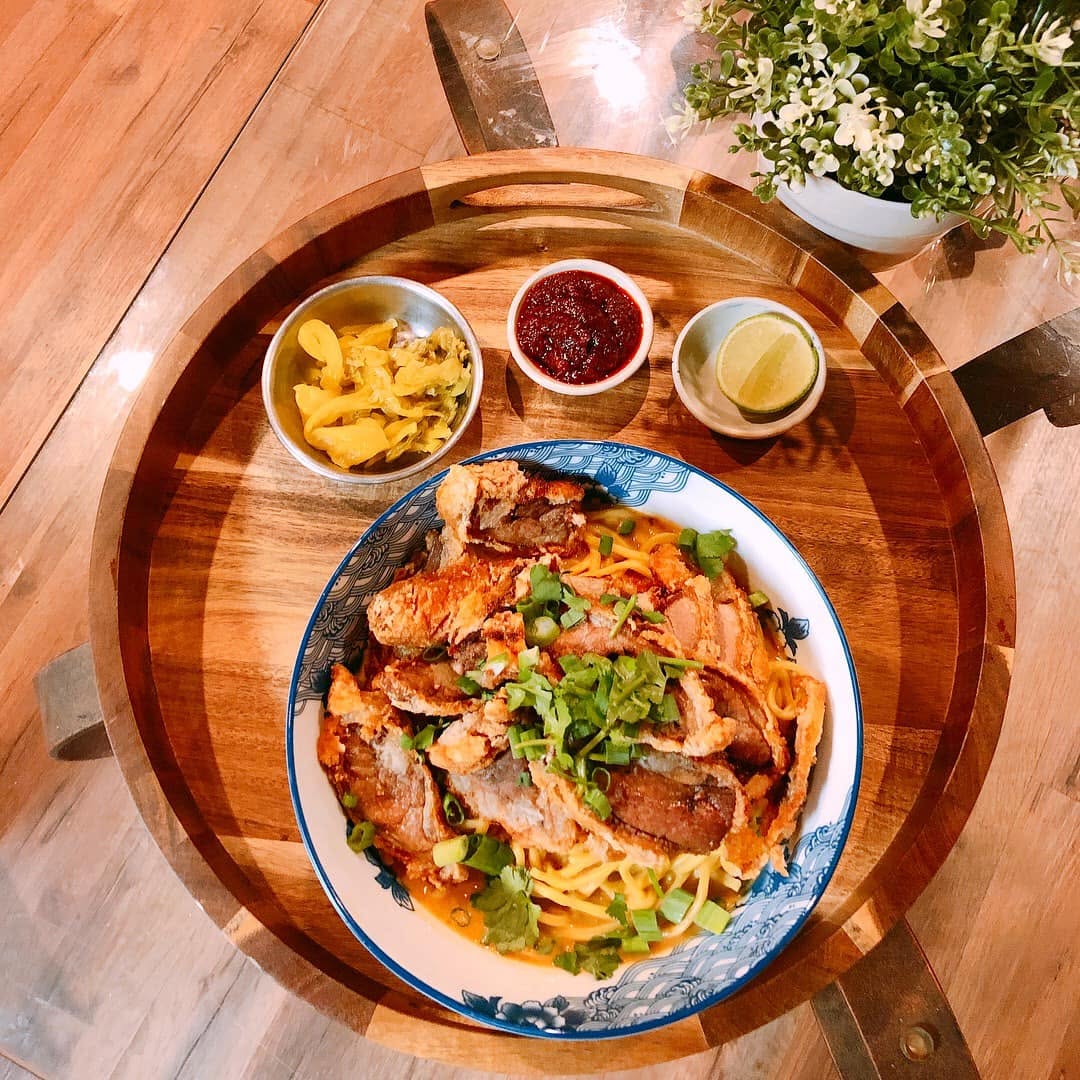 Kao soi with crispy duck